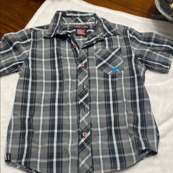 Boys hawk size 7 plaid button up - Picture 1 of 1